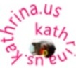 logo for www.kathrina.us contains twice the same  text written in the ellipse shape; copyright(c)20013